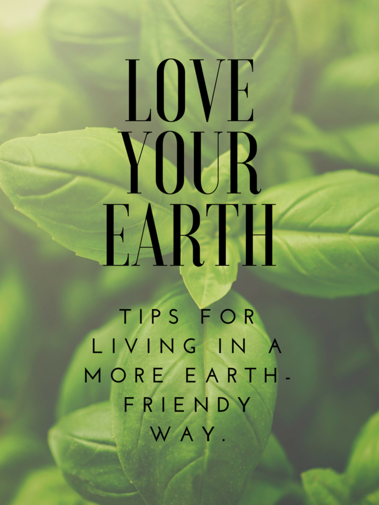 Why the Fabric Bags? Tips for living in a more earth-friendly way.
