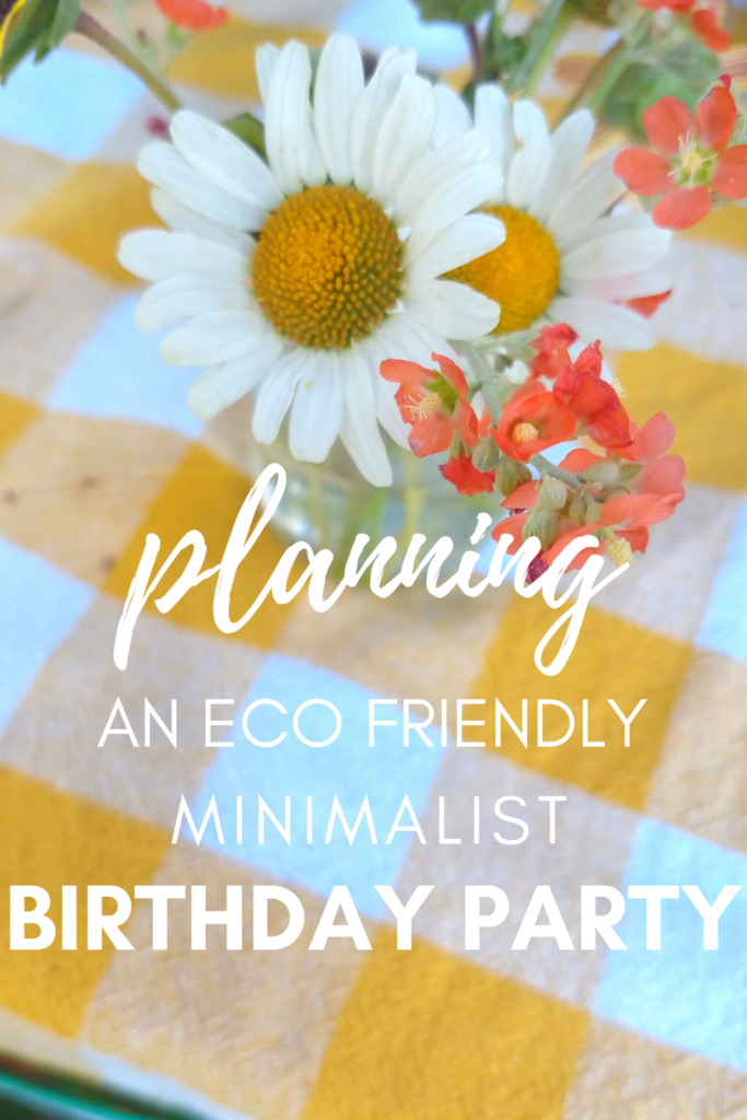 Our First Birthday Party- Planning an Eco-Friendly & Minimalist 1st Birthday Party