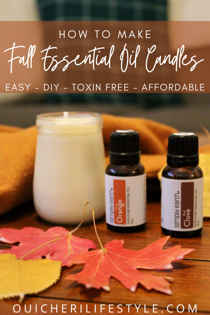 Warmth of Autumn -DIY Soy Candles with Essential Oils