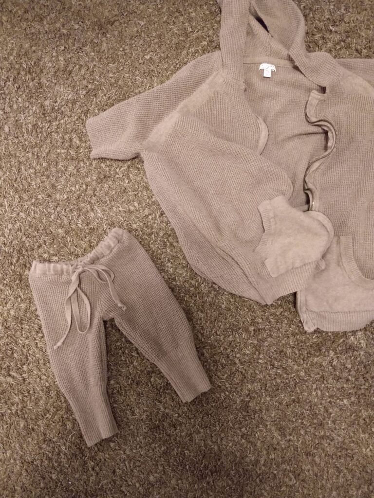 DIY Baby Pants from an Upcycled Jacket
