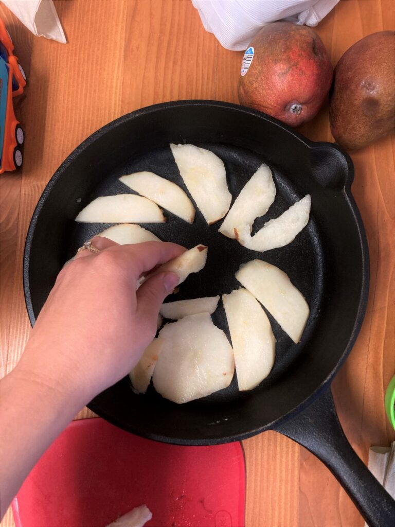pear crumble recipe